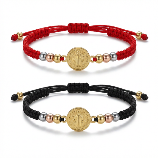 Pulseras San Benito (Combo x2)